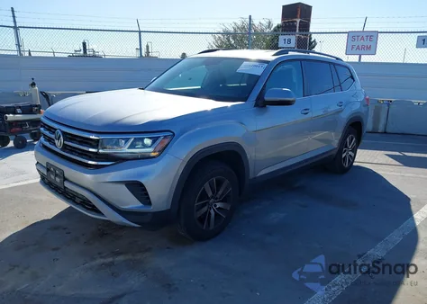 2021 Volkswagen Atlas 2.0T Se z USA, uszkodzony, nr VIN 1V2DP2CA6MC523958